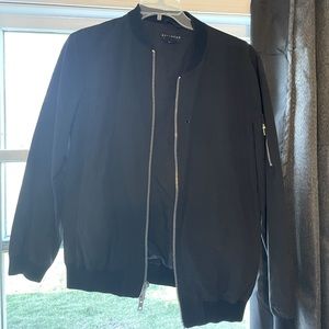 PacSun bomber jacket, medium, black.